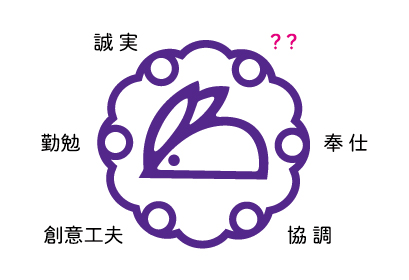 雪ウサギ