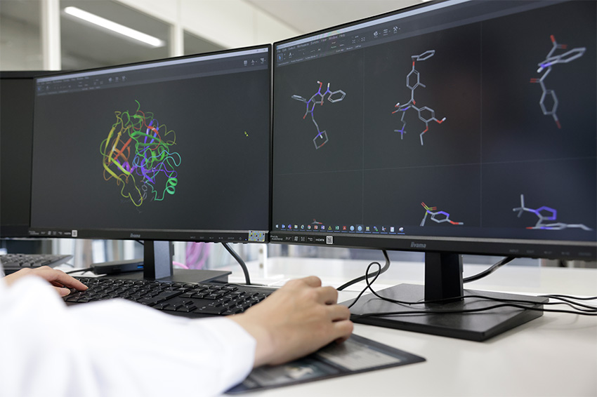 分子設計の様子