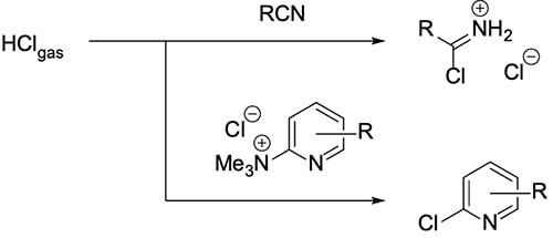 examples of reactions using hydrogen chloride