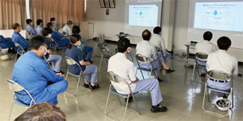 Heatstroke education (Chiba Plant, May 26, 2022)