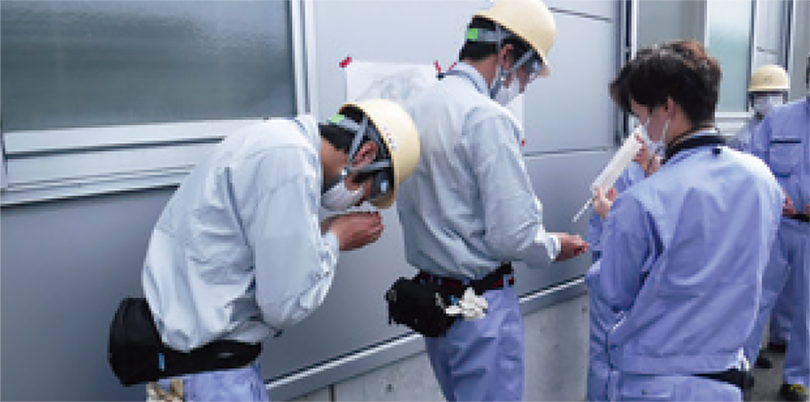 Experiential education relating to the odor of phosgene gas (Takaoka Plant, June 10, 2022)