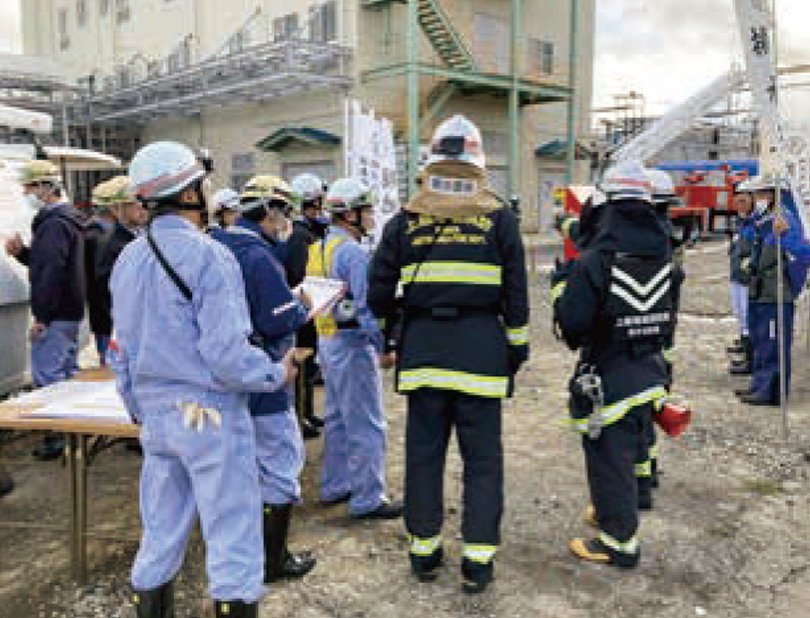 Autumn comprehensive plant disaster drill