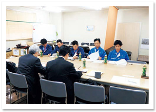 Training at Sanwa Soko Co., Ltd.’s Kawasaki Office